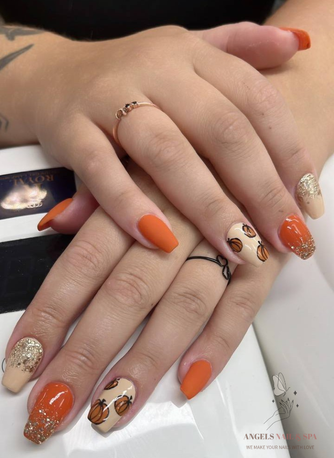 Fall Nails in Yarmouth – Cozy, Warm & Elegant Autumn Designs | Angels Nail & Spa