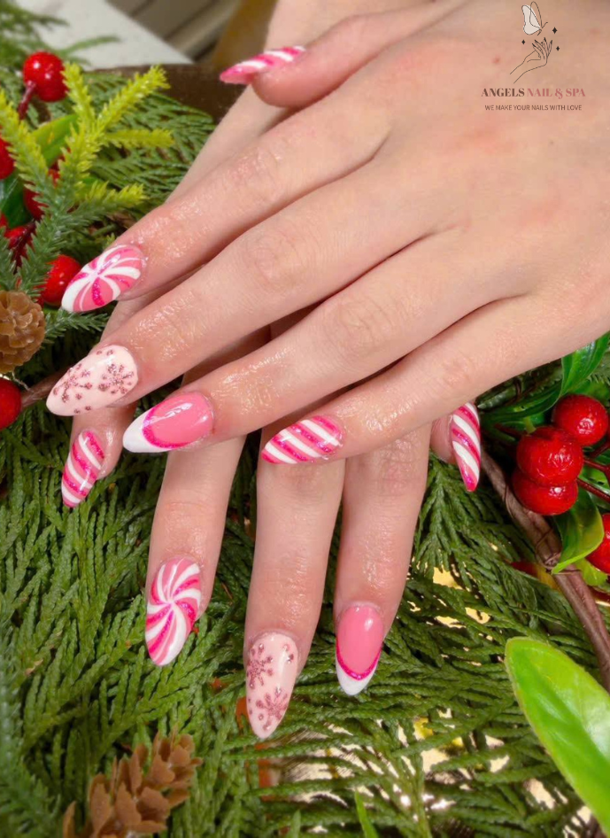 Christmas Nails in Yarmouth – Festive, Elegant & Holiday Designs | Angels Nail & Spa