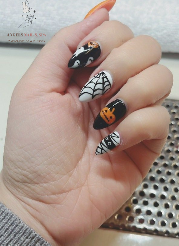 Halloween Nails in Yarmouth – Spooky, Cute & Trendy Nail Designs