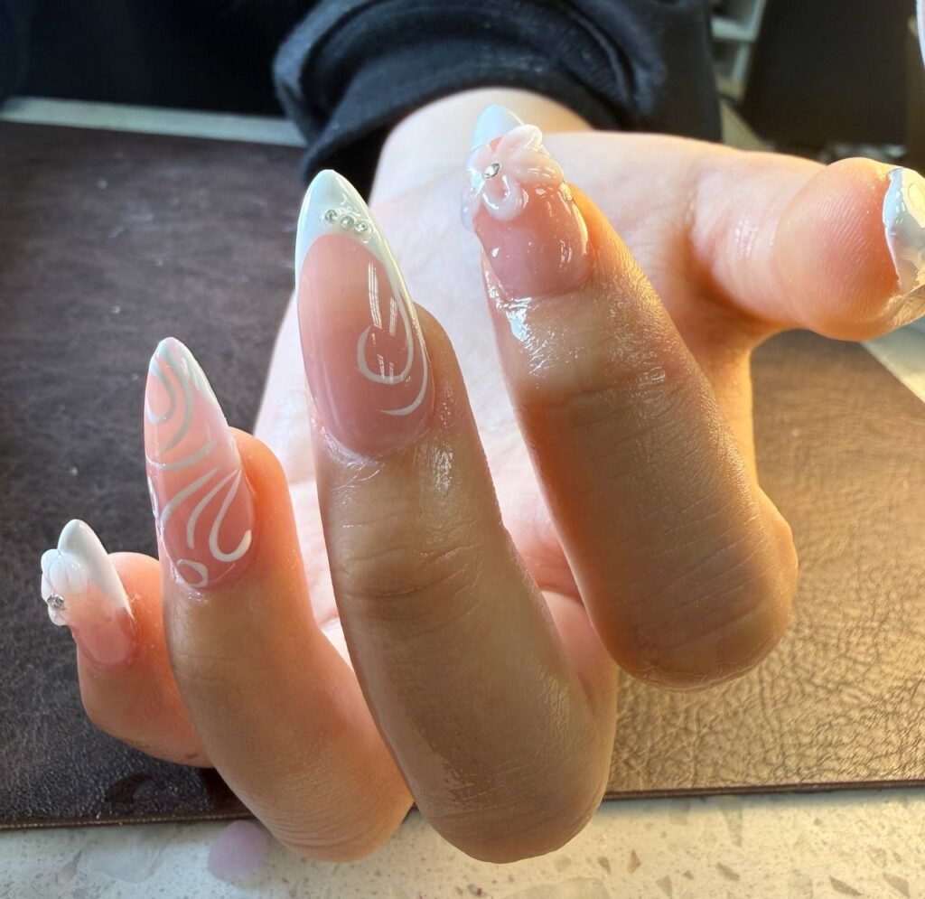 pastel nail design spring Yarmouth