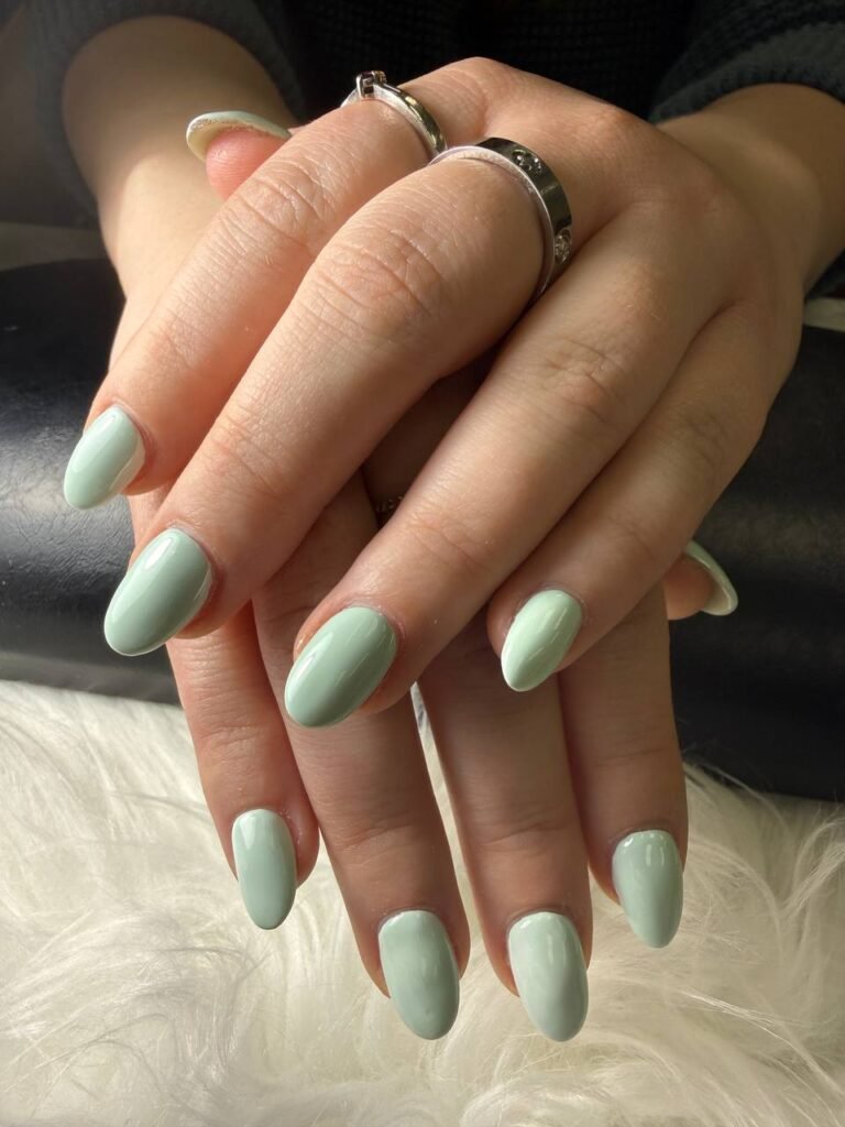 floral nails spring manicure Yarmouth