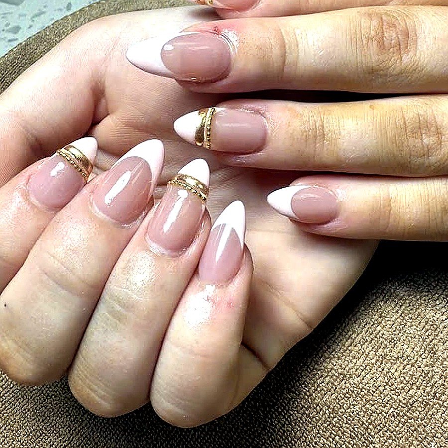 French tip nail art collection